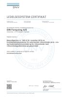 KLS EL certifikat DIN Forsyning
